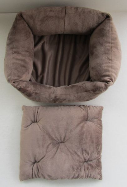Mikrofaser Bettchen / Sofa Nicki 1 cappuccino